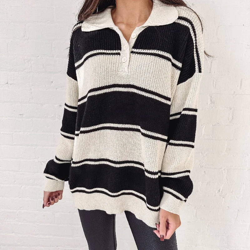 Jansen Striped Pullover Stylish Women's Tropical 