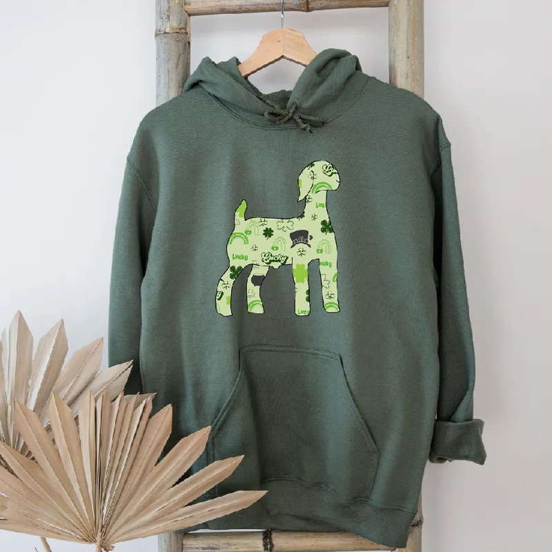 Saint Patricks Goat Hoodie (S-3XL) Unisex - Multiple Colors! Unique Women's Upcycled Saint Patricks Goat Hoodie (S-3XL) Unisex - Multiple Colors! Unique Women's Upcycled