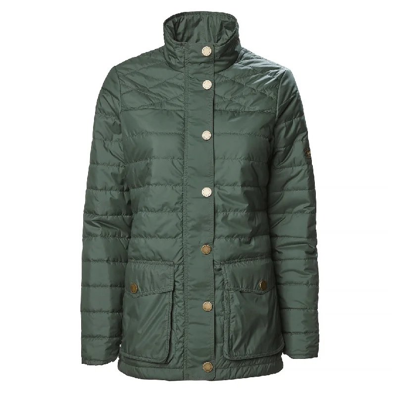 Musto Womens Edinburgh Primaloft Quilted Jacket Scarab Green Contemporary 