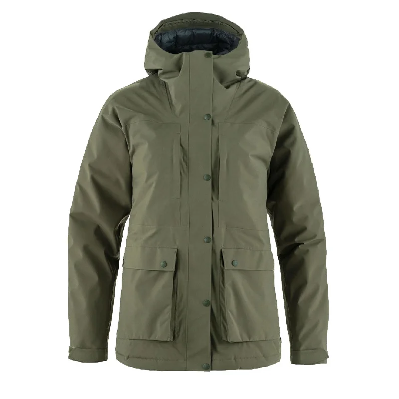 Fjallraven Womens HC Hydratic Padded Jacket Laurel Green Minimalist Women's Casual