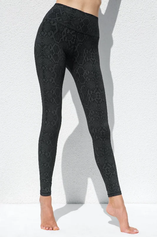 Snake Leggings - Black