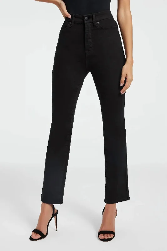 Curve Straight Never Fades Jean In Black001 Modern Women's 