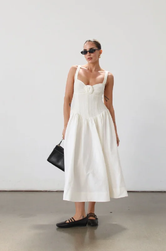 Billie Pointelle Midi Dress by For Love & Lemons Casual Women's Japanese 
