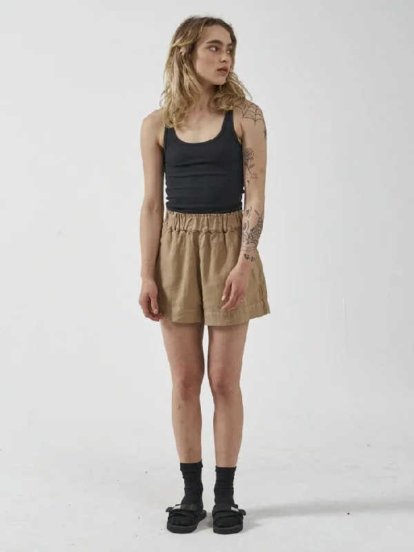 Intuition Short - Faded Khaki Relaxed Women's 