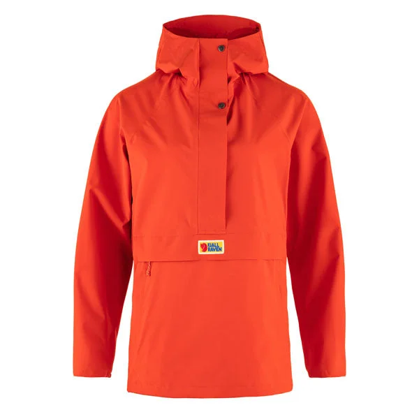 Fjallraven Womens Vardag Hydratic Anorak Flame Orange Cool Women's Distressed
