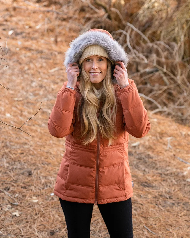 Elara Urban Puffer in Cinnamon Country