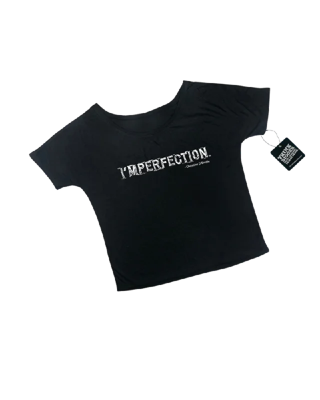 I'Mperfection - Slouchy Tee - Black Business