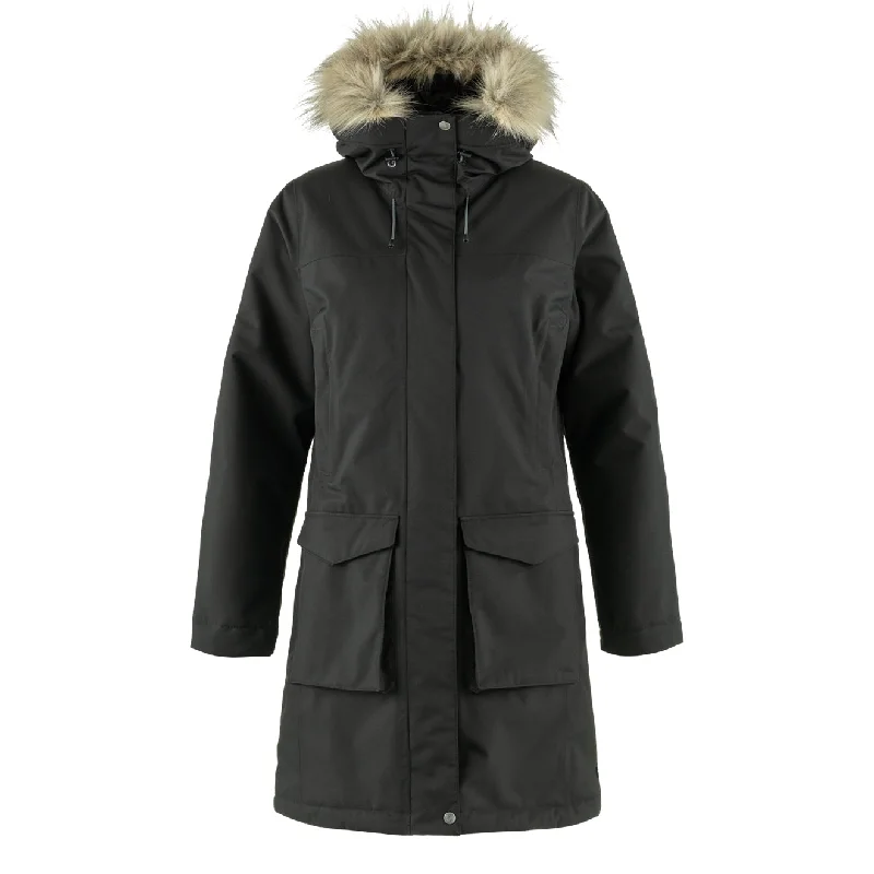 Fjallraven Womens Nuuk Lite Parka Black Country