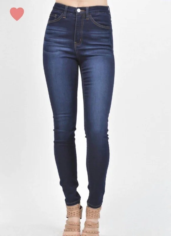 Ellie High Rise Super Skinny Jeans In Denim Modern Women's 