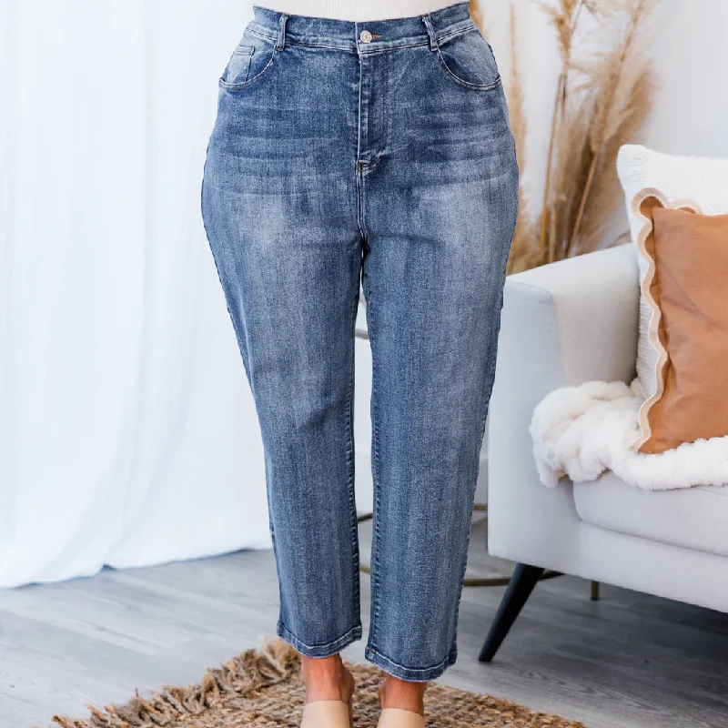 Picture Perfect Day Jeans, Medium Wash Elegant Women's 