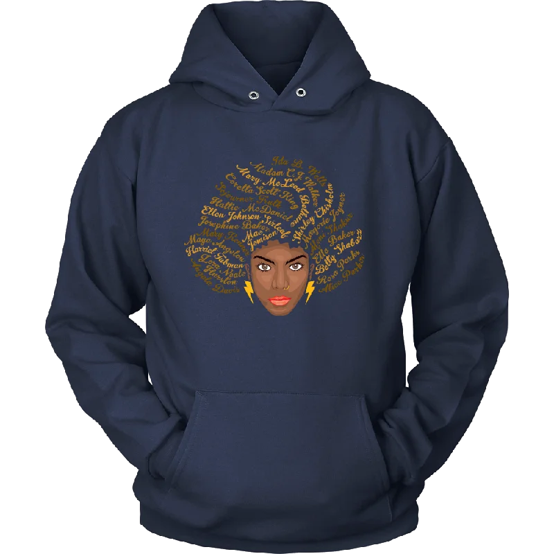 Melanin Goddesses Hoodie Youthful Women's Anime - inspired