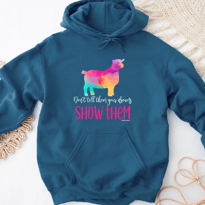 Show Them Pygmy Goat Hoodie (S-3XL) Unisex - Multiple Colors! Cool Women's Distressed Show Them Pygmy Goat Hoodie (S-3XL) Unisex - Multiple Colors! Cool Women's Distressed