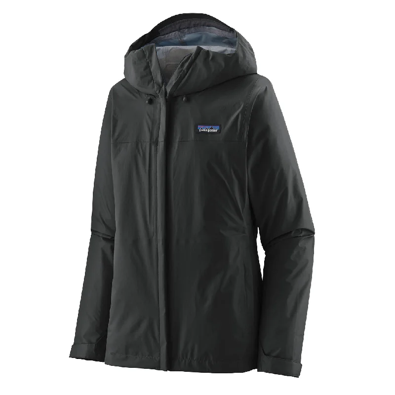Patagonia Womens Torrentshell 3L Rain Jacket Black Sporty Women's Tennis