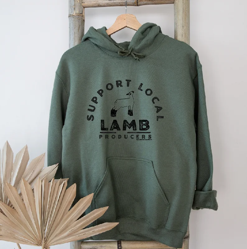 Support Local Lamb Producers Hoodie (S-3XL) Unisex - Multiple Colors! Feminine Women's Soft 