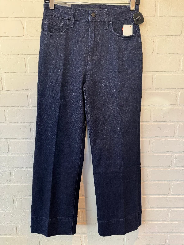 Jeans Wide Leg By Joes Jeans In Blue Denim, Size: 2 Sleek Women's 