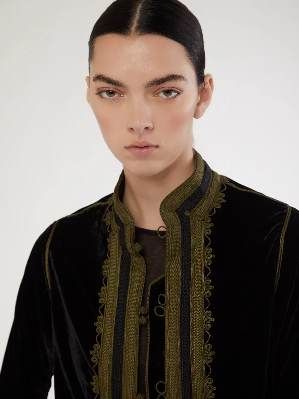 Moroccan velvet jacket