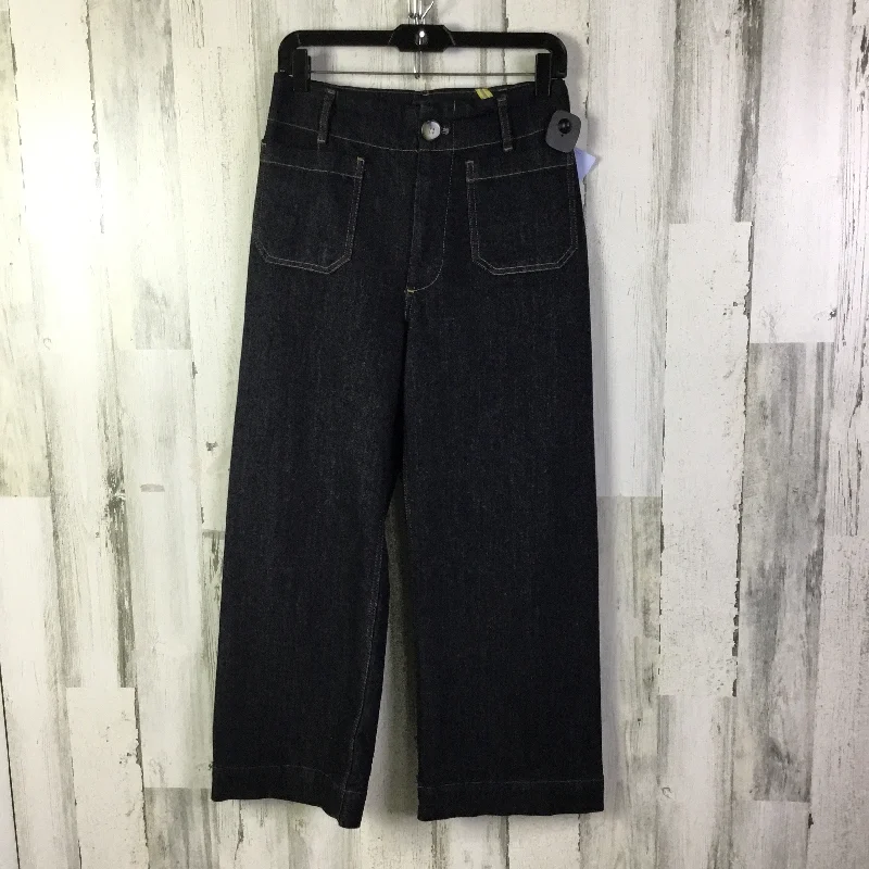 Jeans Wide Leg By Maeve In Blue Denim, Size: 6 Australian Beach