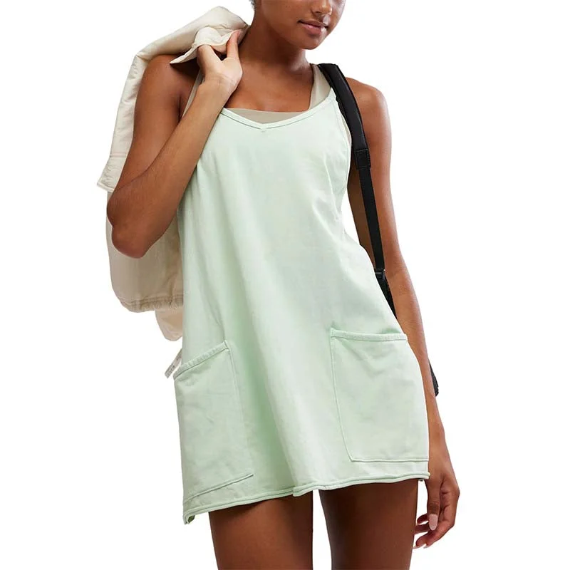 FP Movement Hot Shot Mini Dress in Pistachio Gym