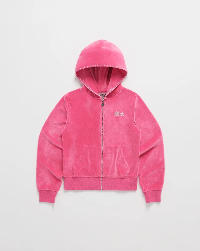 Juicy Couture Bling Velour Zip Up