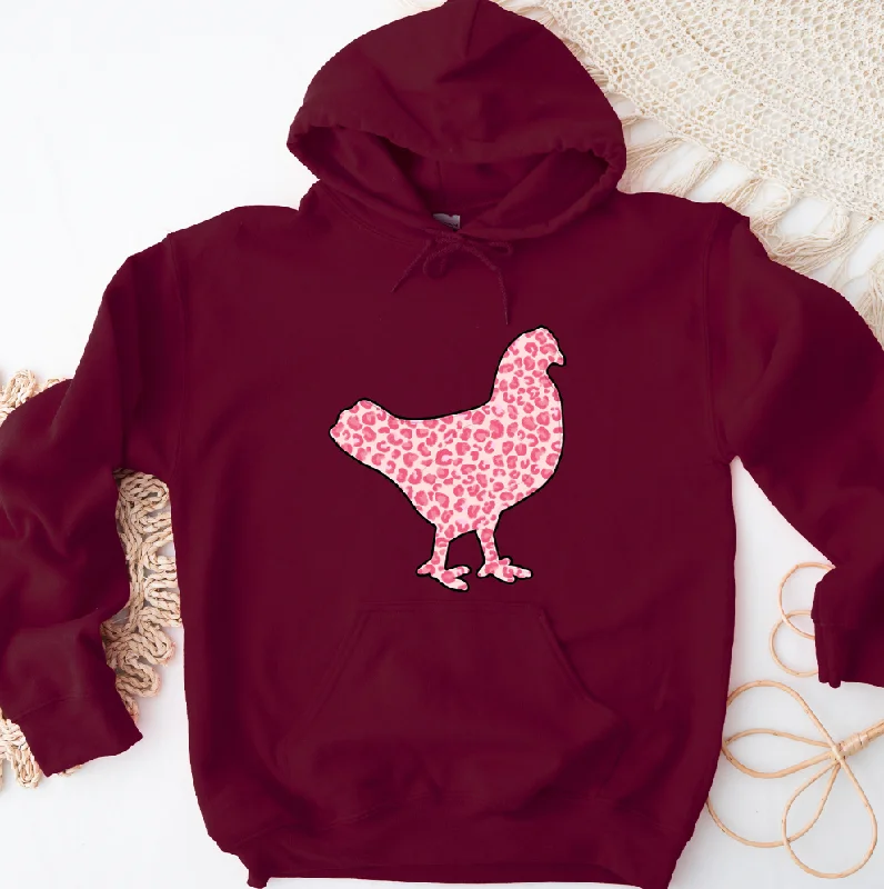 Pink Cheetah Chicken Hoodie (S-3XL) Unisex - Multiple Colors! Sophisticated Women's Tailored Pink Cheetah Chicken Hoodie (S-3XL) Unisex - Multiple Colors! Sophisticated Women's Tailored