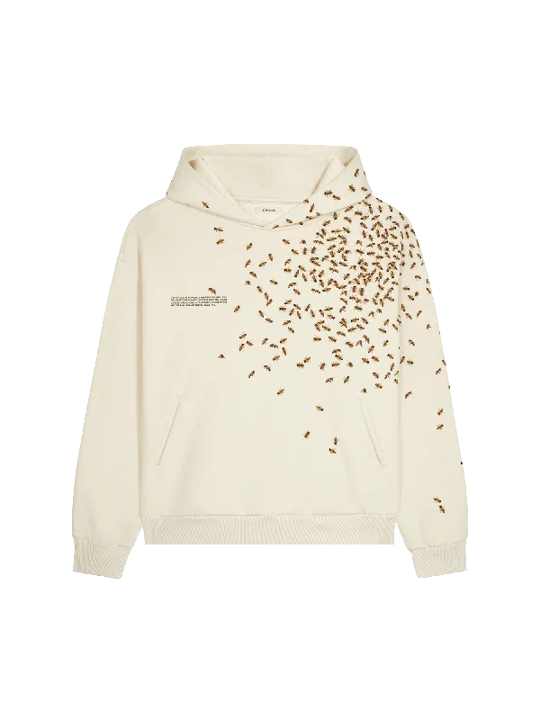 Womens Bee The Change Hoodie—undyed purpose