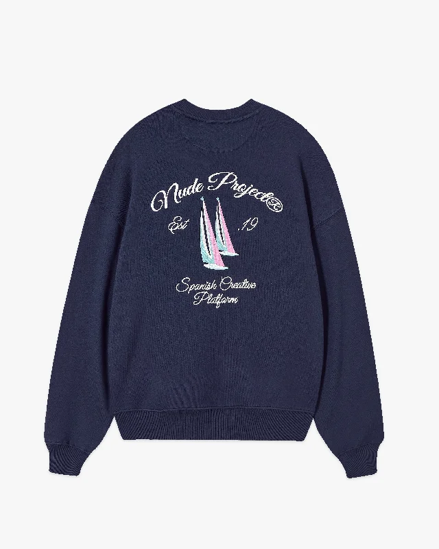LIL BOAT CREWNECK NAVY Australian Beach