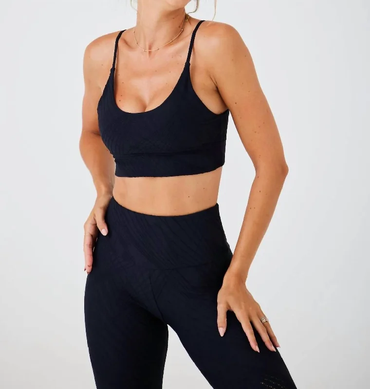 Tank Bra In Black French