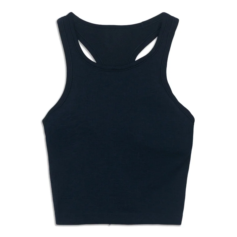 Ebb To Street Cropped Racerback Tank Top - Resale