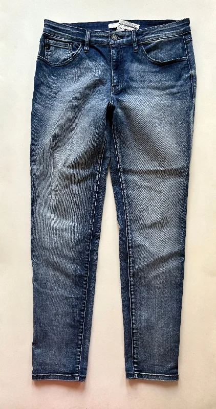 Jeans Straight By Kancan In Blue, Size: 12 Monochromatic Office Style