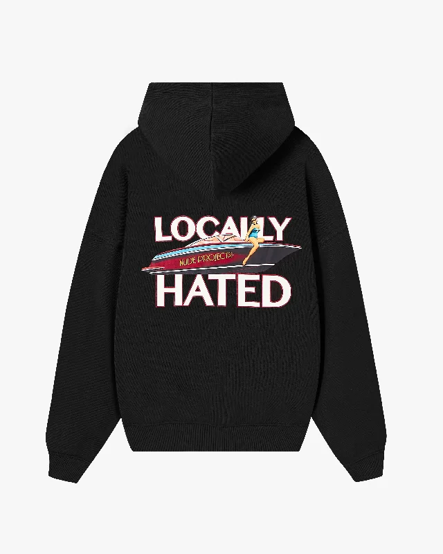 LOCALLY HATED HOODIE BLACK Refined Women's 