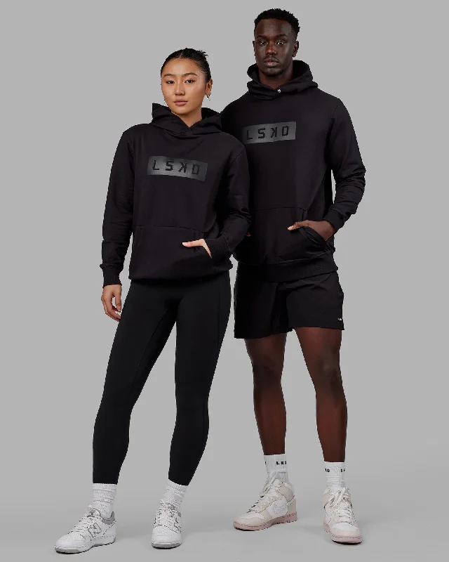 Unisex Strength FLXFleece Hoodie - Black-Black Hip Women's Urban