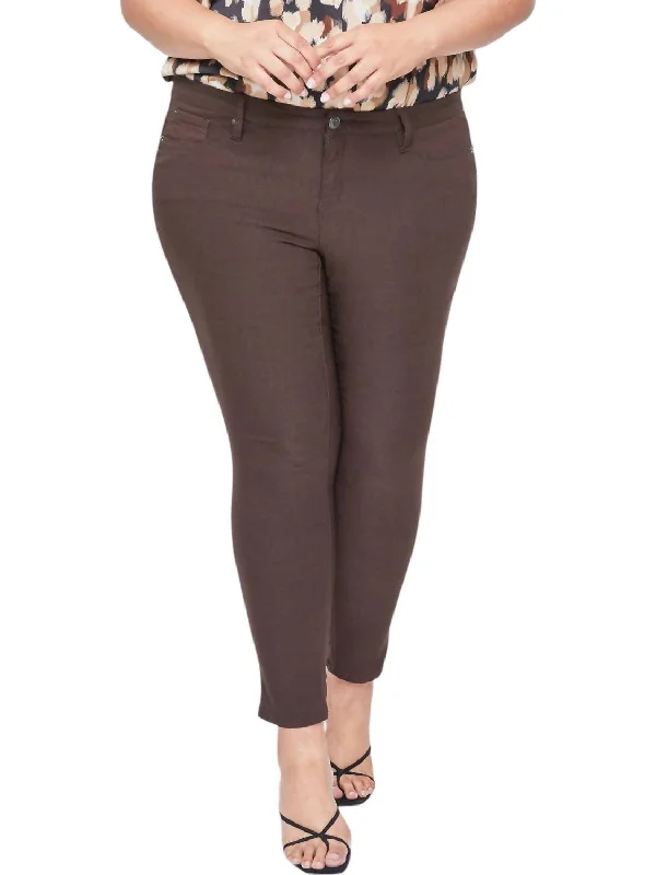 Missy Hyperstretch Skinny Jeans - Plus In Clove Dynamic Women's Moto