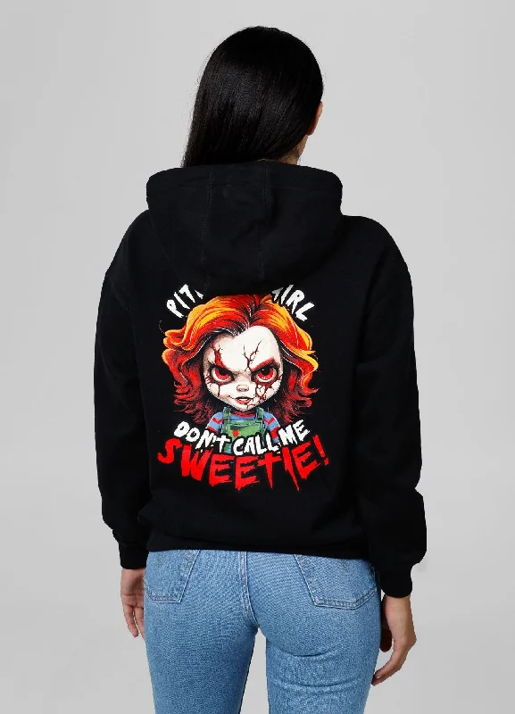 Women's oversize hoodie Sweetie-Chu Refined Women's Hand - crafted