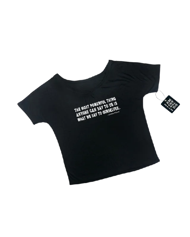The Most Powerful Thing - Slouchy Tee - Black British Gentlewoman Style