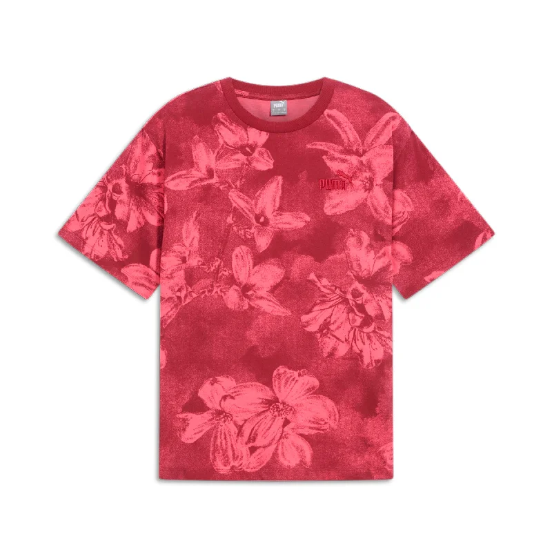 PUMA Women's ESS+ Floral AOP Tee