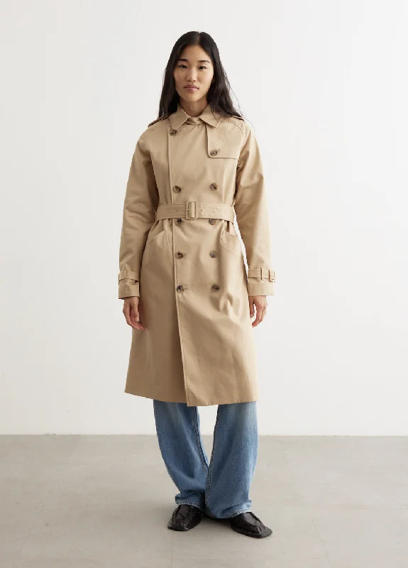 Greta Trench Cozy Women's Sherpa - lined
