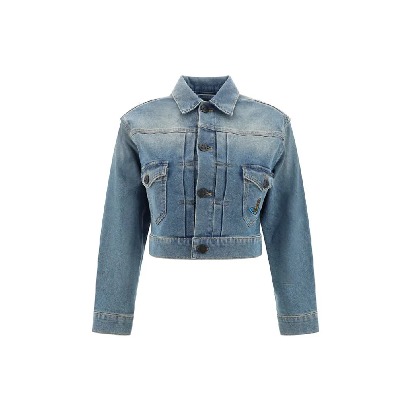Vivienne Westwood blue Marlene Women's Jacket Stylish Women's Neon