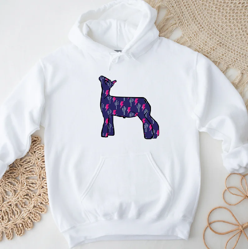 Electric Lamb Hoodie (S-3XL) Unisex - Multiple Colors! Dapper Women's Bow - adorned