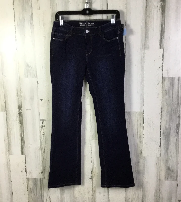 Jeans Boot Cut By White House Black Market In Blue Denim, Size: 6 Cool Women's Skate