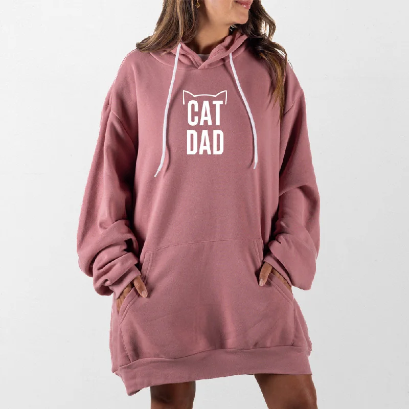 Cat Dad Giant Hoodie Classic Women's Tweed