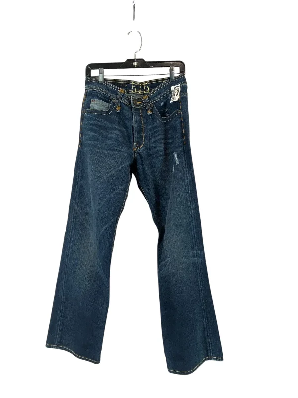 Jeans Straight By Levis In Blue Denim, Size: 10 Sophisticated Women's 