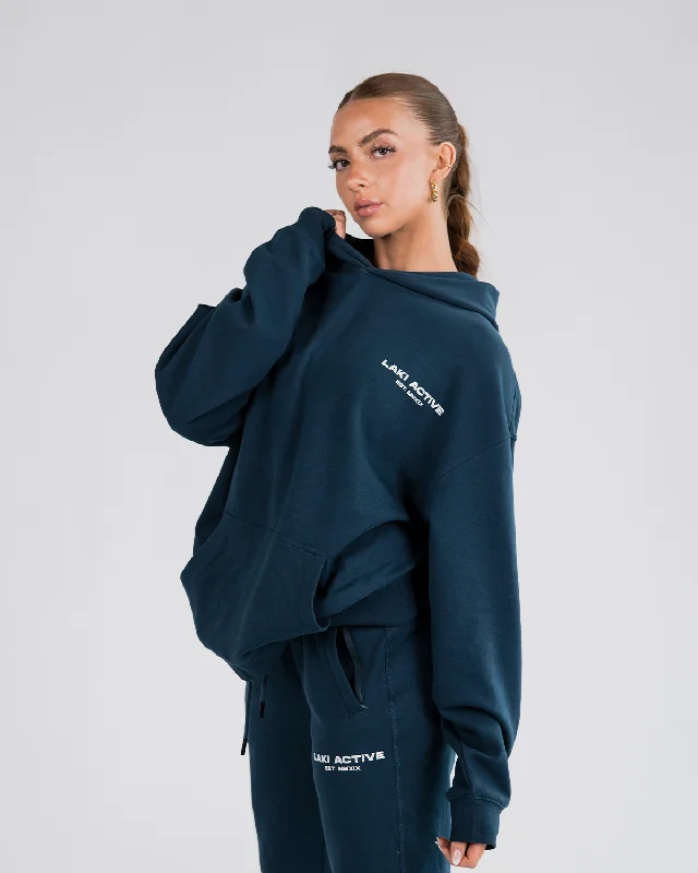 FOUNDATION HOODIE 2.0 - GLACIER Polished Women's Silk