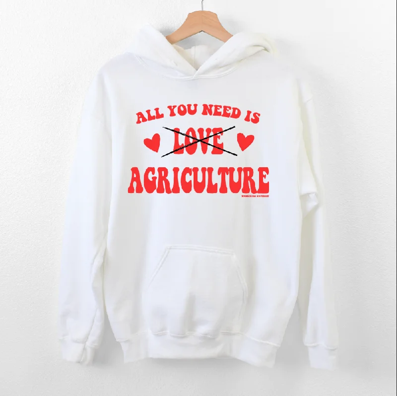 All You Need Is Agriculture Hoodie (S-3XL) Unisex - Multiple Colors! Sophisticated Women's 