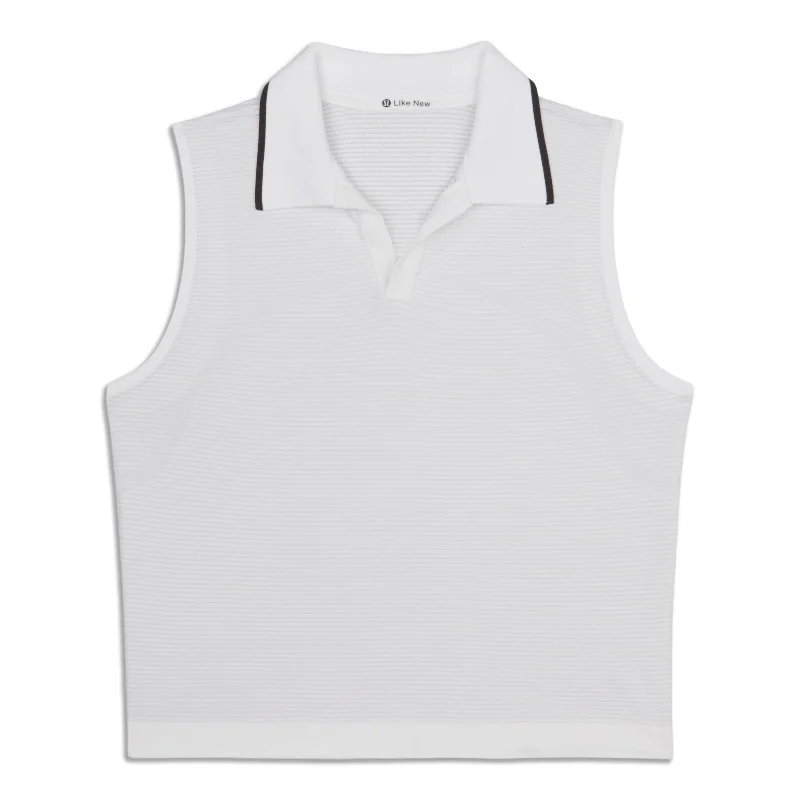 Swiftly Tech Sleeveless Polo Shirt - Resale