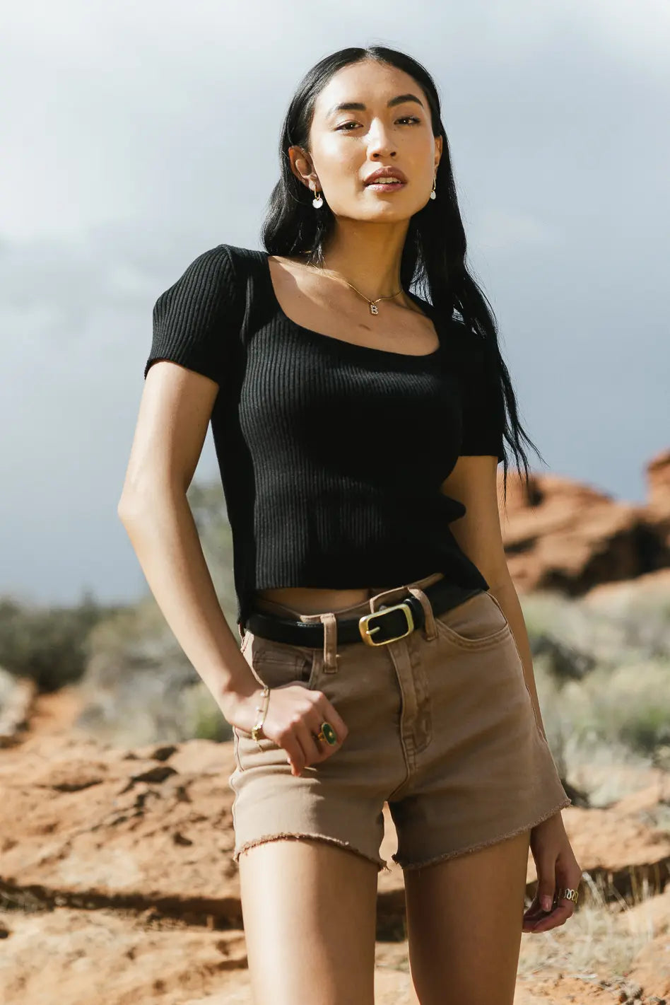Sybil Denim Shorts - FINAL SALE Classic Women's Tweed