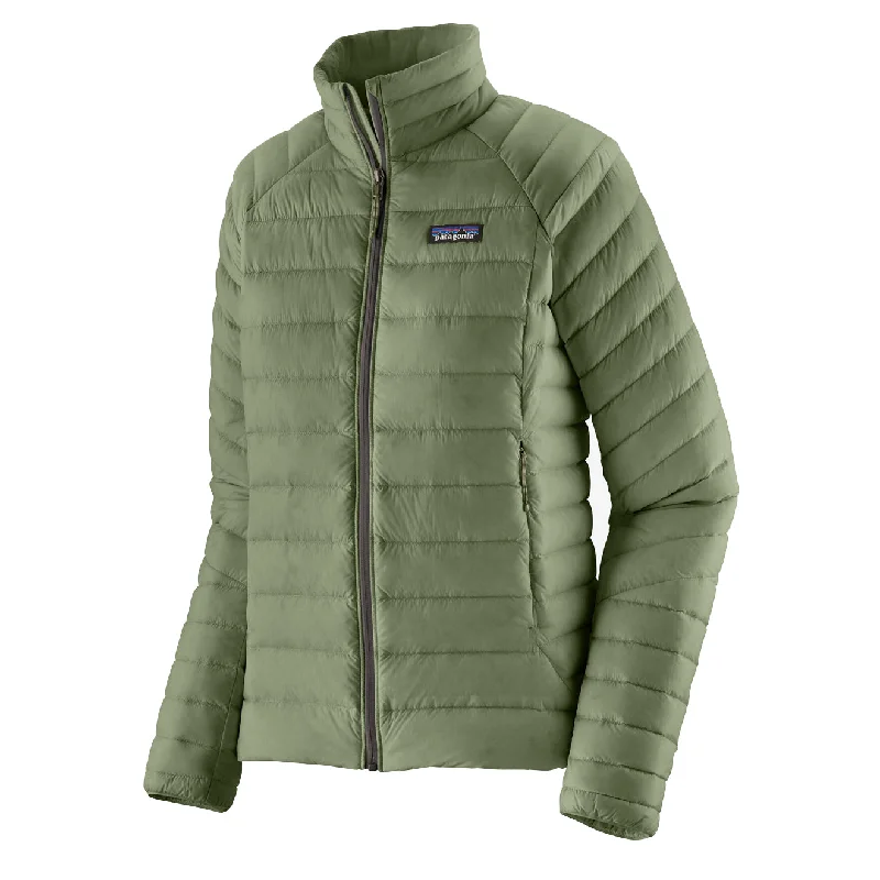 Patagonia Womens Down Sweater Terrain Green Athletic Women's High - 