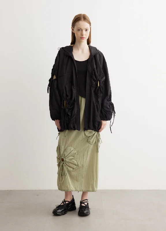 Flower Jacket Relaxed Women's Beachy