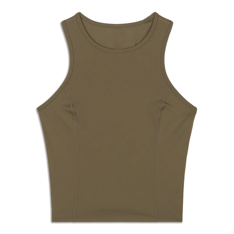 Nulux Racerback Cropped Run Tank - Resale