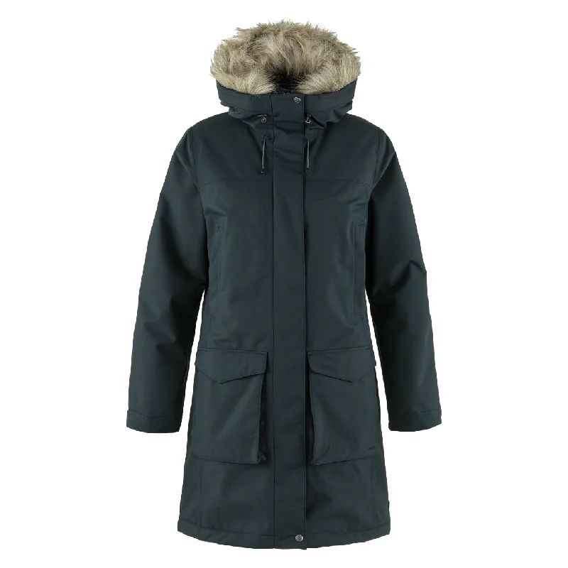 Fjallraven Womens Nuuk Lite Parka Dark Navy Adventure