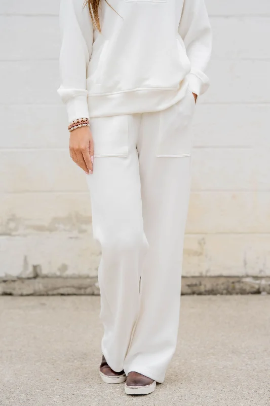 Everyday Relaxed Drawstring Pants Sophisticated Women's Tailored